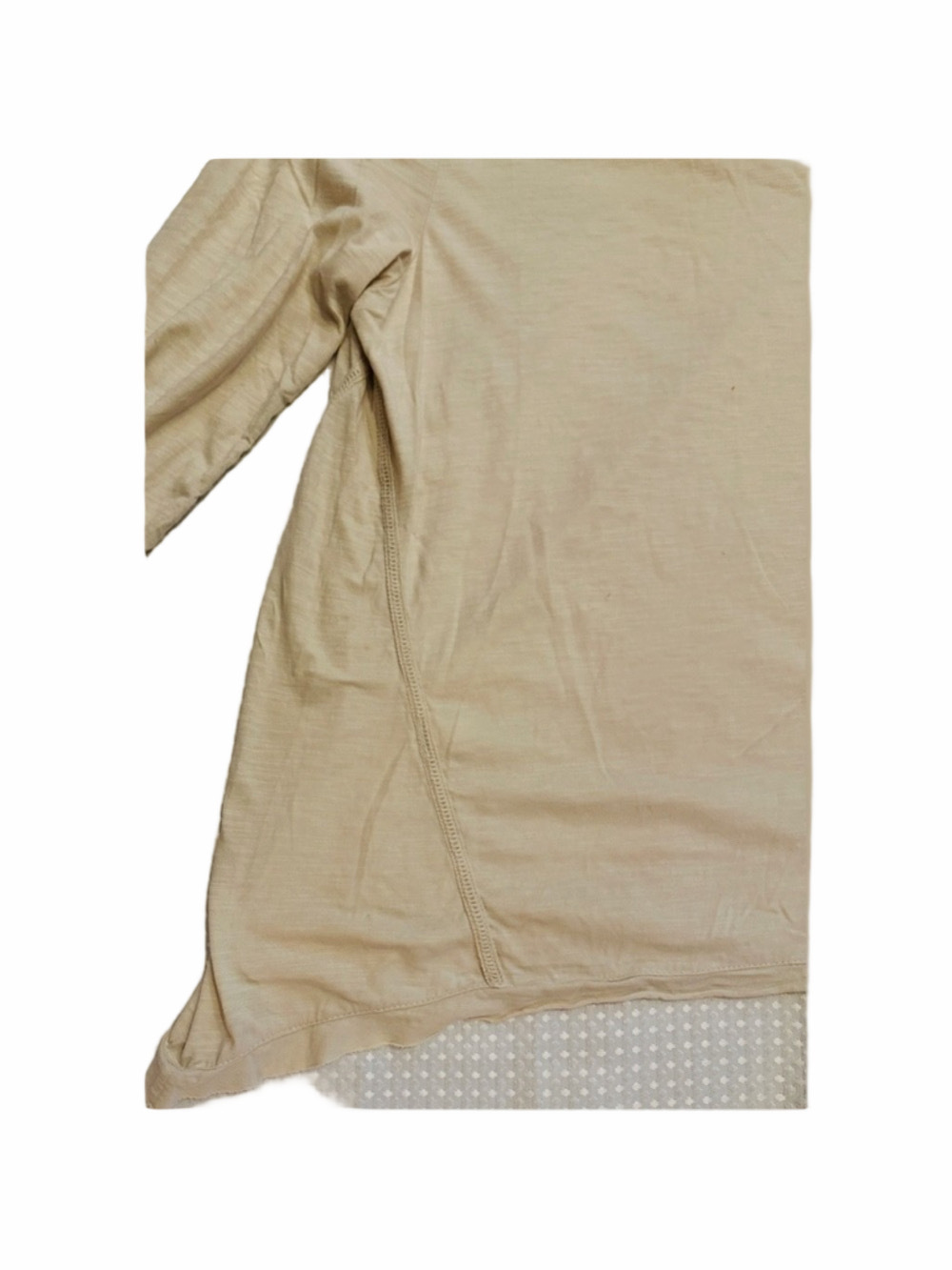 Chico's Cream Beige Top Crochet Lace VNeck - Picture 5 of 6